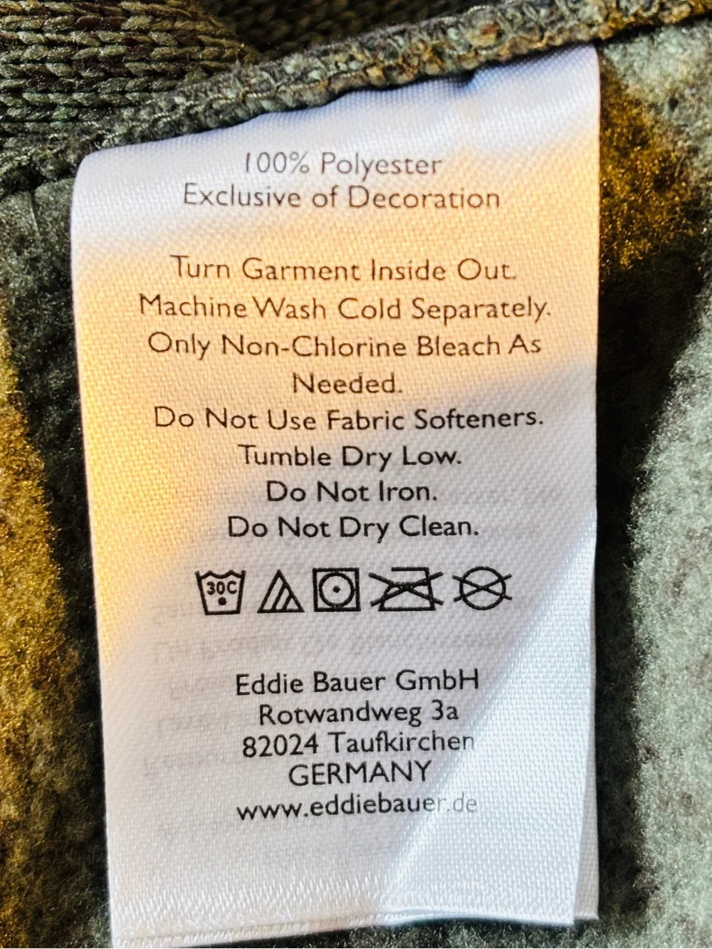 Eddie Bauer Men’s NWT Olive Green Radiator Snap-Placket Pullover - XL